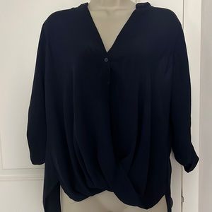 Navy blouse